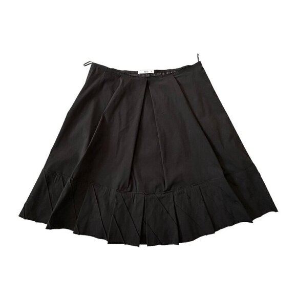 Prada A‎ line Black Cotton Skirt, Size 46 Italy/L, Never worn - Picture 4 of 12